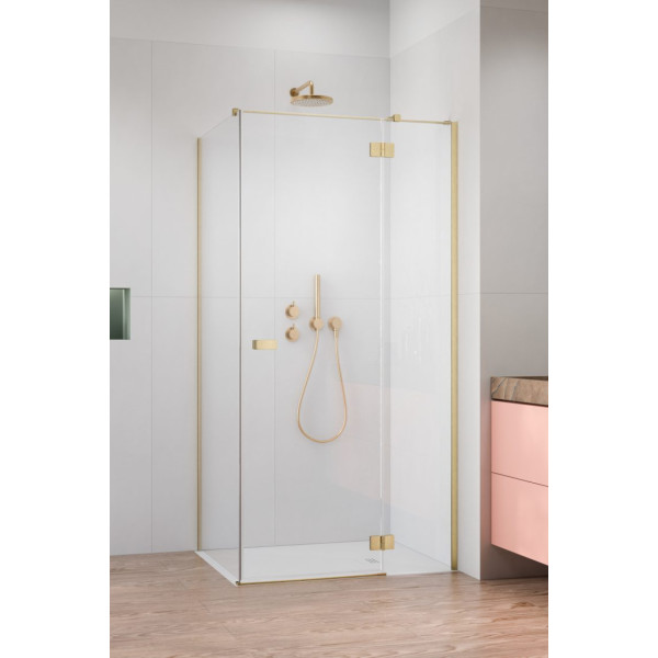 Душова кабіна Garda Brushed Gold KDJ 90x90 L RADAWAY1