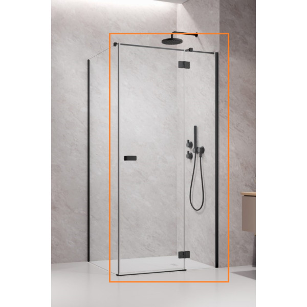 Душові двері Garda Black KDJ 120 праві RADAWAY1