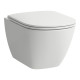 Унітаз підвісний LUA Rimless Silent Flush 52 см з кришкою soft-close H8660820000001 LAUFEN1