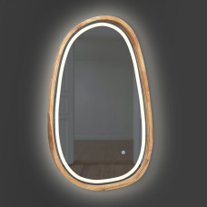 Дзеркало Dali Slim LED 600x900 Natural Oak Luxury Wood1