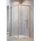 Душова кабіна (половина) Idea 6 Brushed Gold KDD 90 права RADAWAY1