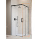 Душова кабіна (половина) Idea 6 Brushed GunMetal KDD 90 права RADAWAY1