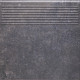 Сходинка пряма Viano Antracite 30x30 код 4979 Ceramika Paradyz1