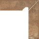 Цоколь правий Scandiano Rosso 2х-елементний 81x300x11 Paradyz1