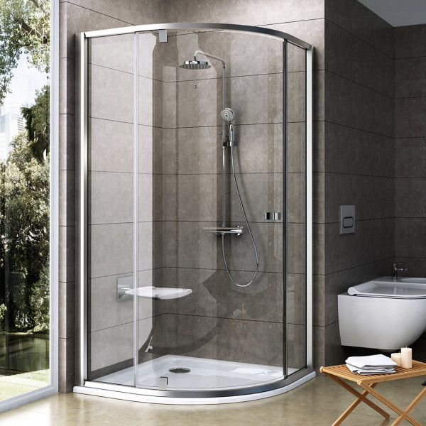 Душова кабіна напівкругла PIVOT PSKK3-80 Transparent, (37644U00Z1) RAVAK1