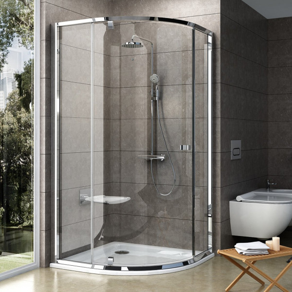 Душова кабіна напівкругла PIVOT PSKK3-90 Transparent, (37677C00Z1) RAVAK1