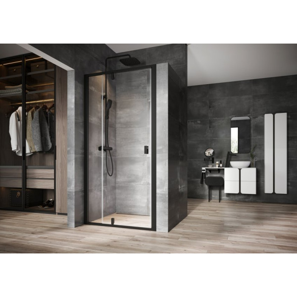 Душові двері NDOP2 110 Transparent Black RAVAK1