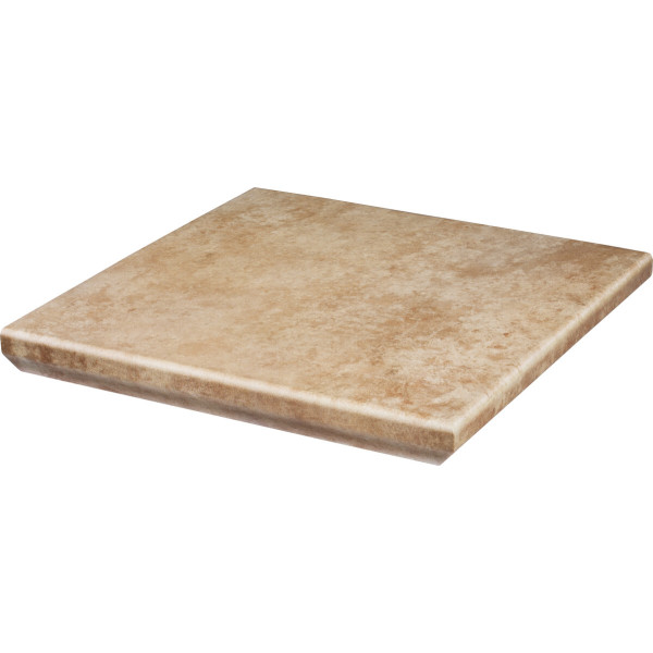 Сходинка з капіносом кутова Ilario Beige 33x33 код 1336 Ceramika Paradyz1