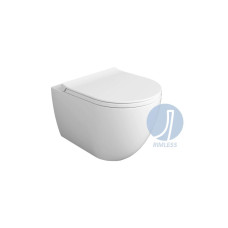 Унітаз підвісний Vignoni XS Rimless з кришкою soft-close VI28-F85-VI006XS Glossy White SIMAS1