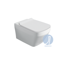Унітаз підвісний Baden Baden BB 18 з кришкою soft-close BB18-F87(85)-BB004WM White matt SIMAS1