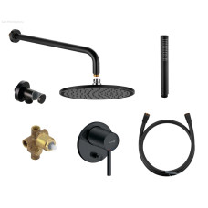Душова система 7 в 1 Bozz 387363976 Black matt Kludi1