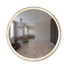 Дзеркало Solar Eclipse LED 80 Natural Oak Luxury Wood1