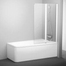 Шторка для ванни двохелементна 10CVS2-100 R Transparent, (7QRA0103Z1) RAVAK1