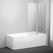 Шторка для ванни двохелементна 10CVS2-100 R Transparent, (7QRA0C03Z1) RAVAK1