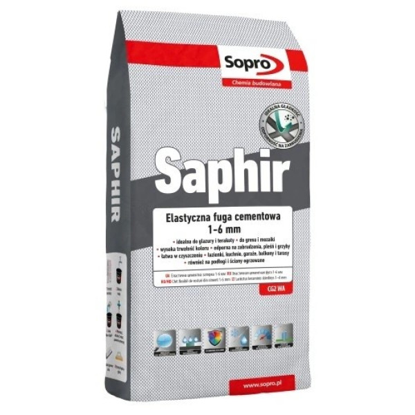 Затирка для швів Sopro Saphir 9522 коричневий-балі №59 (3 кг)1