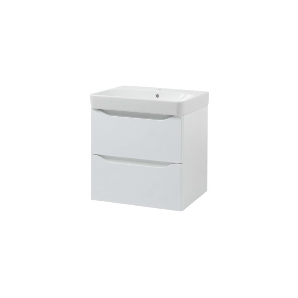 Шафка з умивальником 60 Smile Square White matt SM-60 ПБ+500.229.01.1 Air-Line1