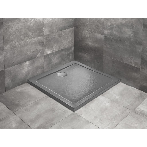 Душовий піддон Doros C Stone Anthracite 90x90 см, RADAWAY1