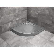 Душовий піддон Doros A Compact Stone Anthracite 90x90 см, RADAWAY1