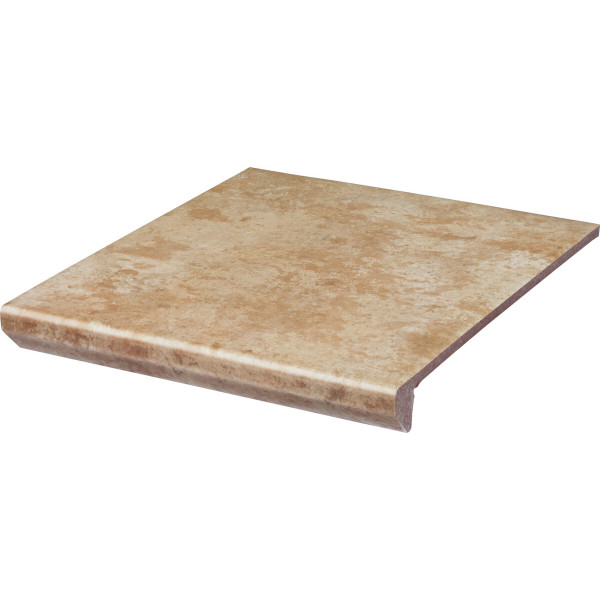 Сходинка з капіносом пряма Ilario Beige 30x33 код 1213 Ceramika Paradyz1