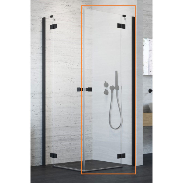 Душова кабіна (половина) Essenza New Black KDD 100 права, RADAWAY1