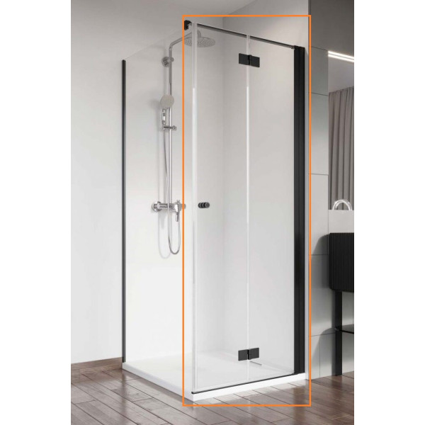 Душові двері NES 8 Black KDJ B 80 праві RADAWAY1