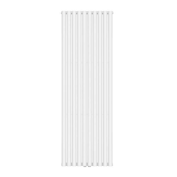 Вертикальний радіатор Ellipse Double 600х1800-10 (50 мм), anticor, білий1