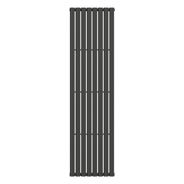Вертикальный радиатор Ellipse 480х1800-8, anticor, черный муар1