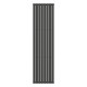 Вертикальный радиатор Ellipse Double 480х1800-8, anticor, черный муар1