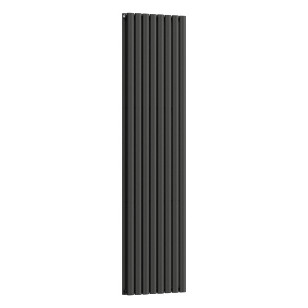 Вертикальный радиатор Ellipse Double 480х1800-8, anticor, черный муар3
