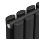 Вертикальный радиатор Ellipse Double 480х1800-8, anticor, черный муар4