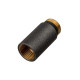Удлинитель ВЗ (M22" x 1/2") 40 mm, черный структурный (2 шт)2