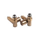 Кран угловой под ТЭН 1/2"х1/2", бронза, 2шт.2