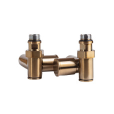 Кран кутовий під ТЕН 1/2"х1/2", бронза, 2шт.1