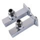 Угловой кран удлиненный Solomon CUBE CHROM 1/2"х1/2", 2шт.4