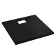 Душовий піддон Polimat Vegar 120x80x4,5 чорний (00187)1