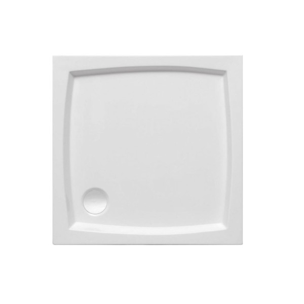 Душовий піддон PATIO компактний білий, 90 x 90 х 16/53