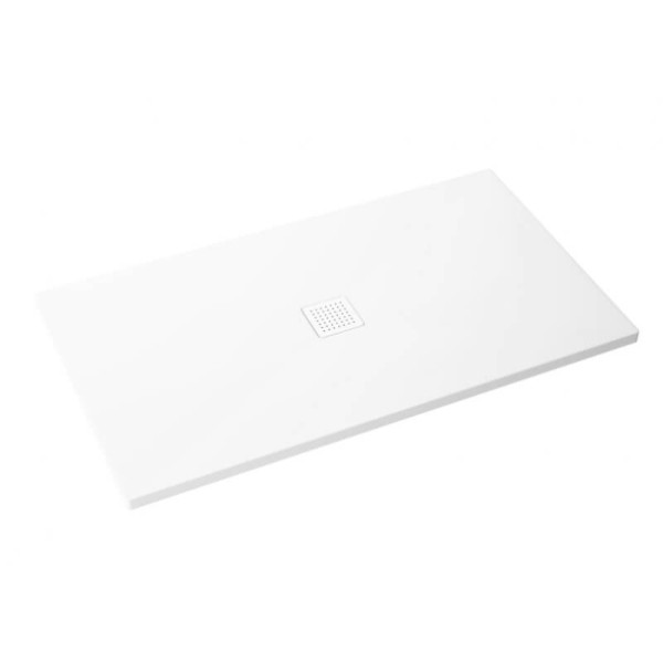 Душовий піддон PERFETTO білий матовий, 140 x 80 х 3/1,3 см1
