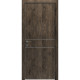 Межкомнатная дверь Modern Flat-01 INSIDE контур Alum19