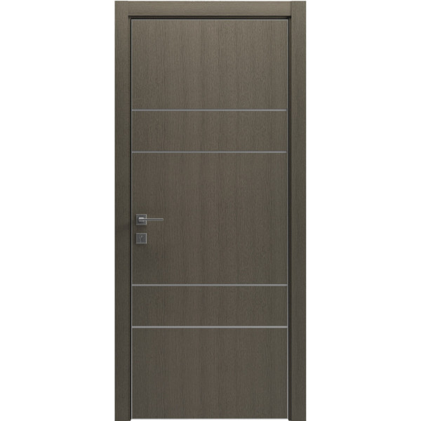 Міжкімнатні двері Modern Flat 04 INSIDE контур Alum15