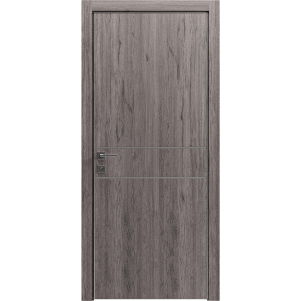 Межкомнатная дверь Modern Flat-01 INSIDE контур Alum26