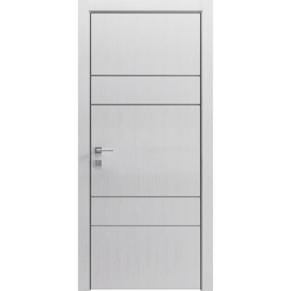 Міжкімнатні двері Modern Flat 04 INSIDE контур Alum21