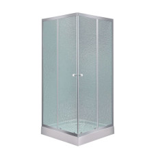 Набір Lidz душова кабіна Latwa SC90x90.SAT.LOW.FR, скло Frost 4 мм + піддон Kupala1