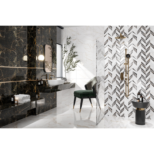 Керамогранит TEO Ceramics Antico Gold Glossy F P Rec 60*60 см белый3