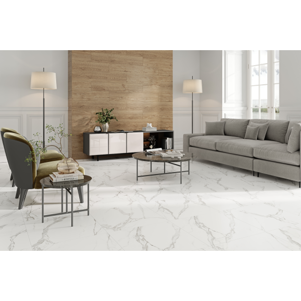 Керамогранит Teo Ceramics Carrara White F P R Full Lappato 60*120 белый3