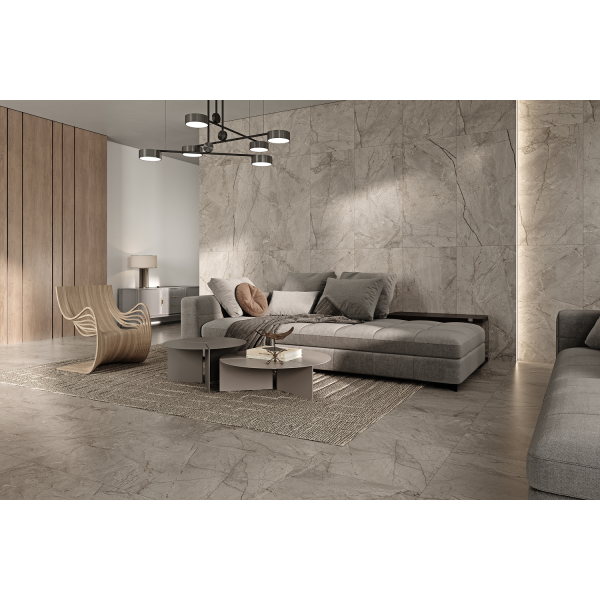 Керамограніт TEO Ceramics Riviero Silver F P Rec Sumat 60*60 см сірий3