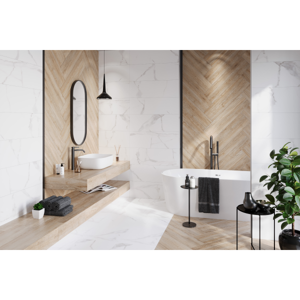 Керамогранит TEO Ceramics Sicilia White F P Satin Rec 60*60 см белый4