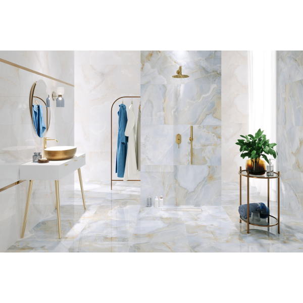 Керамограніт TEO Ceramics Teo Onice Sky F P Full Lappato Rec 60*60 см блакитний3