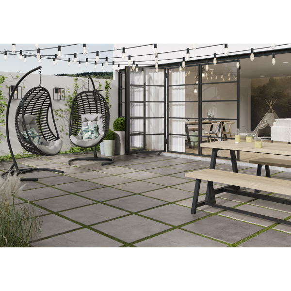Керамогранит TEO Ceramics Victoria Mid grey F PCR R Mat 60*60 см серый3