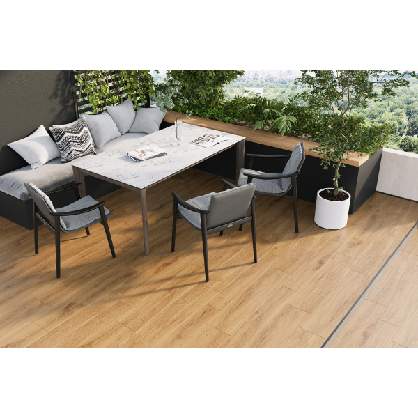 Керамогранит TEO Ceramics Alpha Honey F PR Mat 19,8*120 см коричневый3