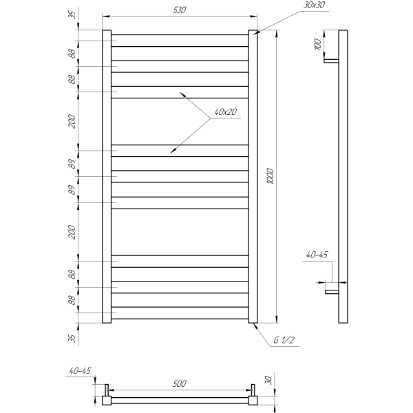 Сушка для рушників Tristar Flat Dry7